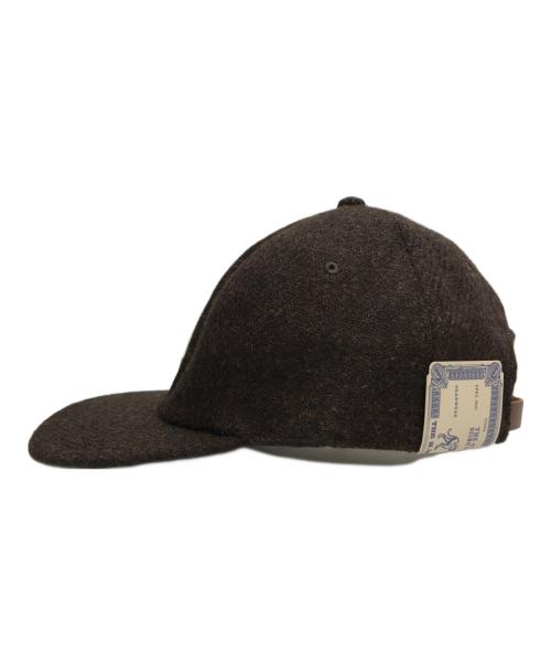 THE H.W.DOG&CO.（エイチダブリュードッグアンドコー）THE H.W.DOG&CO. (エイチダブリュードッグアンドコー) ウールベースボールキャップ ブラウンの古着・服飾アイテム