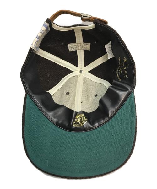 THE H.W.DOG&CO.（エイチダブリュードッグアンドコー）THE H.W.DOG&CO. (エイチダブリュードッグアンドコー) ウールベースボールキャップ ブラウンの古着・服飾アイテム