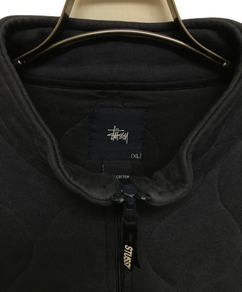 stussy（ステューシー）stussy (ステューシー) 00sキルティングジャケット ネイビー サイズ:XLの古着・服飾アイテム