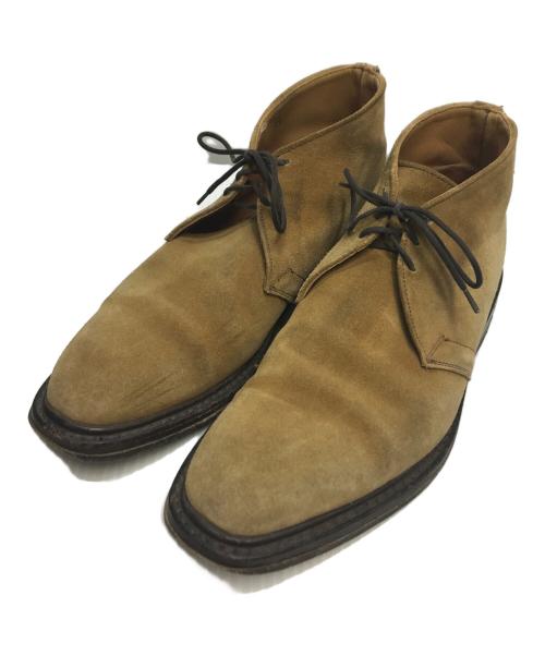 Tricker's（トリッカーズ）Tricker's (トリッカーズ) チャッカブーツ ベージュ サイズ:7の古着・服飾アイテム