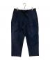 GOLDWIN（ゴールドウイン）の古着「One Tuck Tapered Stretch Twill Pants」｜ネイビー