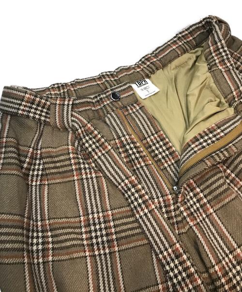 TIGHTBOOTH PRODUCTION（タイトブースプロダクション）TIGHTBOOTH PRODUCTION (タイトブースプロダクション) PLAID FLANNEL BAGGY SLACKS ブラウン サイズ:Lの古着・服飾アイテム