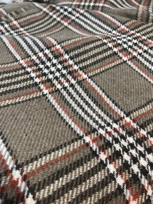 TIGHTBOOTH PRODUCTION（タイトブースプロダクション）TIGHTBOOTH PRODUCTION (タイトブースプロダクション) PLAID FLANNEL BAGGY SLACKS ブラウン サイズ:Lの古着・服飾アイテム