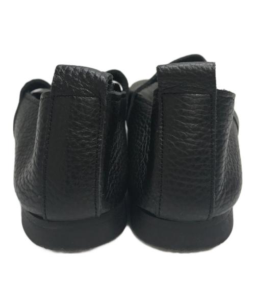 ourhome（アワホーム）OURHOME (アワホーム) ramble dance (ランブルダンス) レザースリッポンシューズ ブラック サイズ:22.5の古着・服飾アイテム