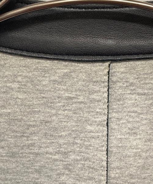 Calvin Klein（カルバンクライン）Calvin Klein (カルバンクライン) シングルライダースジャケット ブラック サイズ:Mの古着・服飾アイテム