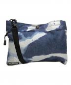 THE NORTH FACE×SUPREMEザ ノース フェイス×シュプリーム）の古着「BLEACHED DENIM SHOULDER BAG」｜ホワイト×ブルー
