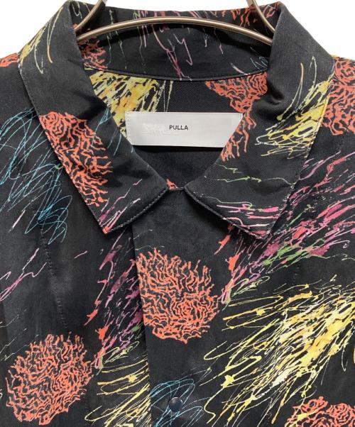 TOGA PULLA（トーガ プルラ）TOGA PULLA (トーガ プルラ) インナープリントシャツ ブラック サイズ:36の古着・服飾アイテム