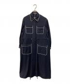 23区 labニジュウサンクラボ）の古着「ウールライトツイルコート」｜ネイビー