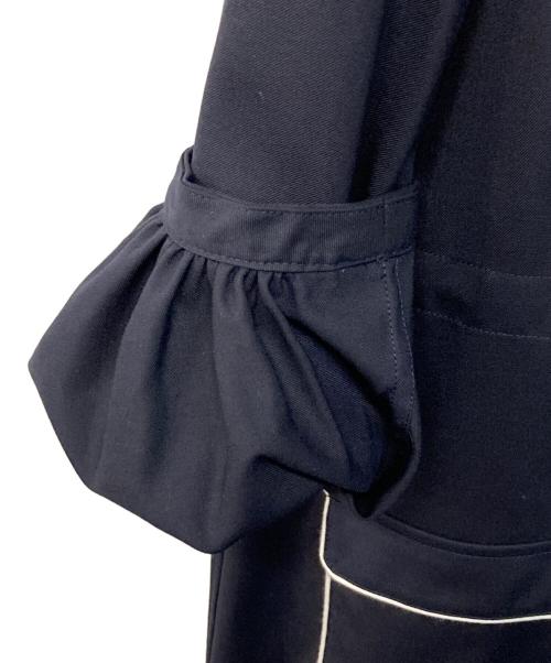 23区 lab（ニジュウサンクラボ）23区 lab (ニジュウサンクラボ) ウールライトツイルコート ネイビー サイズ:36の古着・服飾アイテム