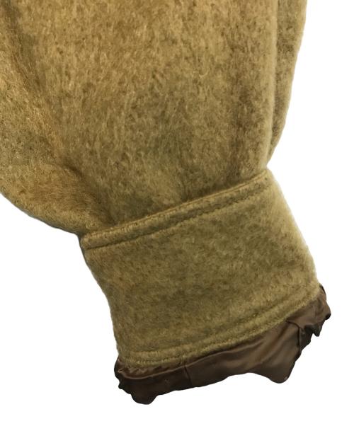 MUVEIL（ミュベール）MUVEIL (ミュベール) Stone Embroidery Coat(ストーン エンブロイダリー コート) ブラウン サイズ:Mの古着・服飾アイテム