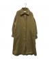 MUVEIL（ミュベール）の古着「Stone Embroidery Coat(ストーン エンブロイダリー コート)」｜ブラウン