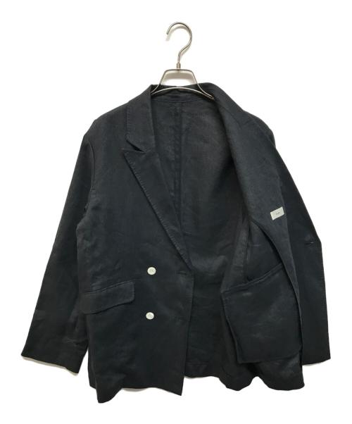 IENA（イエナ）IENA (イエナ) フレンチリネンジャケット ブラック サイズ:36の古着・服飾アイテム