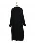 ENFOLD (エンフォルド) CURVE-SLEEVE ASYMMETRY-DRESS ブラック サイズ:SIZE 38：25000円