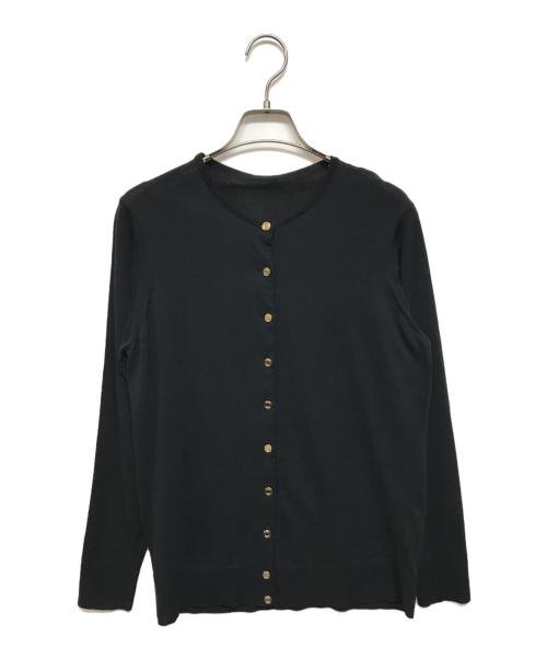 MUSE de Deuxieme Classe（ミューズ ドゥーズィエム クラス）MUSE de Deuxieme Classe (ミューズ ドゥーズィエム クラス) FF grace クルーネック カーディガン ブラック サイズ:Freeの古着・服飾アイテム