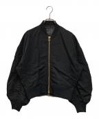 Nobleノーブル）の古着「ヴィンテージナイロンコンパクトMA1」｜ブラック