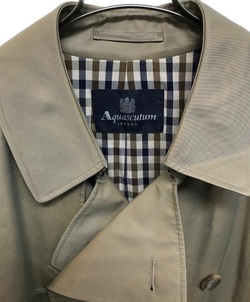 Aquascutum（アクアスキュータム）Aquascutum (アクアスキュータム) トレンチコート ベージュ サイズ:42の古着・服飾アイテム