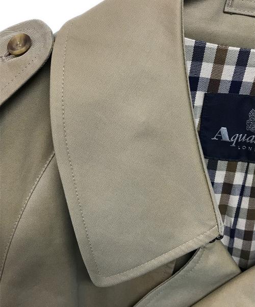 Aquascutum（アクアスキュータム）Aquascutum (アクアスキュータム) トレンチコート ベージュ サイズ:42の古着・服飾アイテム
