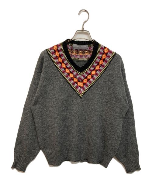 COMME des GARCONS HOMME（コムデギャルソン オム）COMME des GARCONS HOMME (コムデギャルソン オム) ニット グレー サイズ:-の古着・服飾アイテム