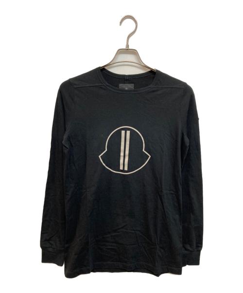 MONCLER（モンクレール）MONCLER (モンクレール) RICK OWENS (リックオウエンス) レベルTシャツ ブラック サイズ:Sの古着・服飾アイテム