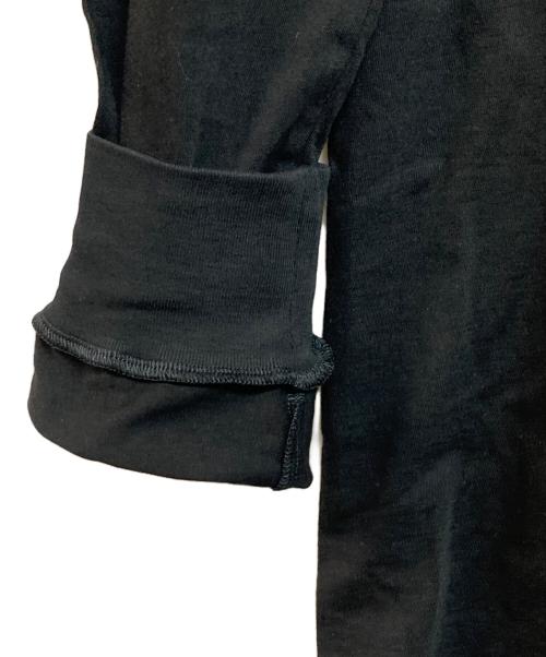 MONCLER（モンクレール）MONCLER (モンクレール) RICK OWENS (リックオウエンス) レベルTシャツ ブラック サイズ:Sの古着・服飾アイテム