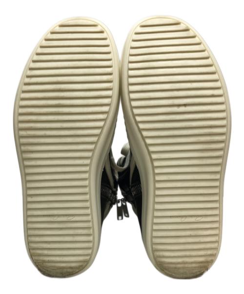 RICK OWENS（リックオウエンス）RICK OWENS (リックオウエンス) GEO BASKET SNEAKERS ブラック×ホワイト サイズ:36の古着・服飾アイテム