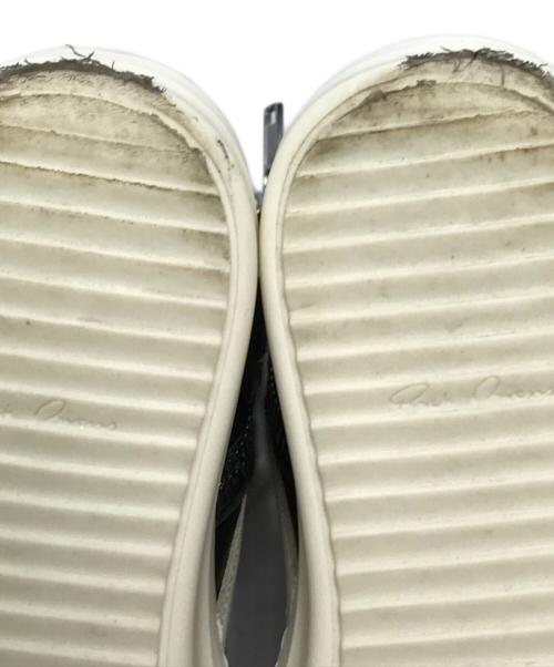 RICK OWENS（リックオウエンス）RICK OWENS (リックオウエンス) GEO BASKET SNEAKERS ブラック×ホワイト サイズ:36の古着・服飾アイテム