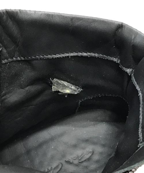 RICK OWENS（リックオウエンス）RICK OWENS (リックオウエンス) GEO BASKET SNEAKERS ブラック×ホワイト サイズ:36の古着・服飾アイテム