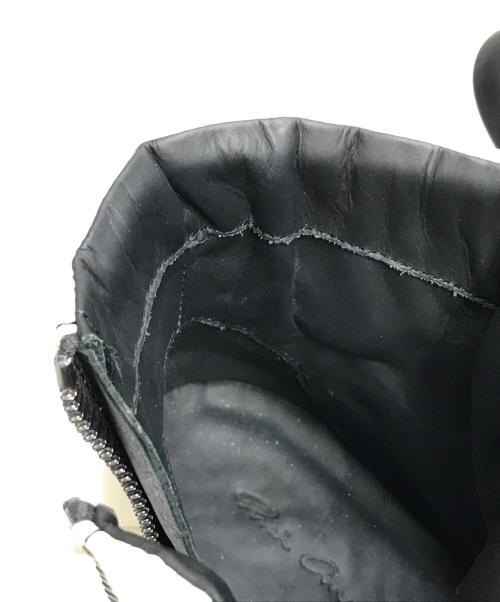 RICK OWENS（リックオウエンス）RICK OWENS (リックオウエンス) GEO BASKET SNEAKERS ブラック×ホワイト サイズ:36の古着・服飾アイテム