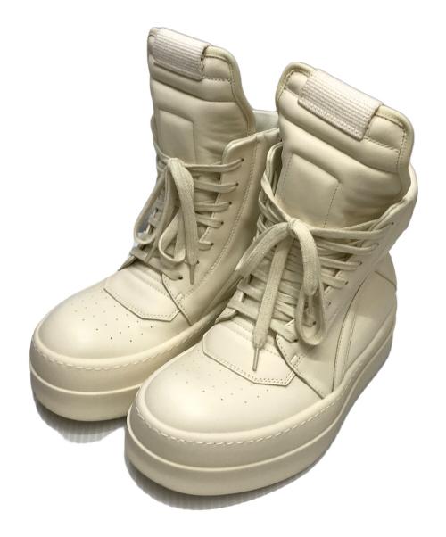 RICK OWENS（リックオウエンス）RICK OWENS (リックオウエンス) GEO BASKET SNEAKERS ホワイト サイズ:36の古着・服飾アイテム