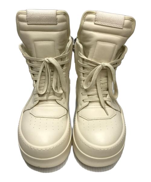 RICK OWENS（リックオウエンス）RICK OWENS (リックオウエンス) GEO BASKET SNEAKERS ホワイト サイズ:36の古着・服飾アイテム