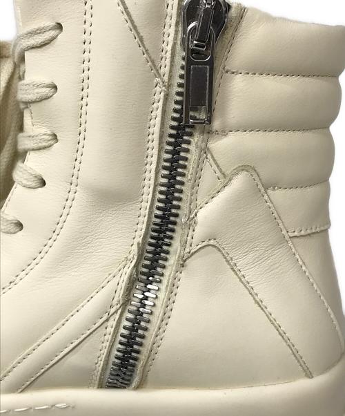 RICK OWENS（リックオウエンス）RICK OWENS (リックオウエンス) GEO BASKET SNEAKERS ホワイト サイズ:36の古着・服飾アイテム