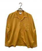 TIGHTBOOTH PRODUCTIONタイトブースプロダクション）の古着「FORTRESS DRAPE SHIRTS」｜イエロー