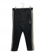 A BATHING APEア ベイシング エイプ）の古着「LUX SPORT PATTERN JAQUARD TRACK PANTS」｜ブラック
