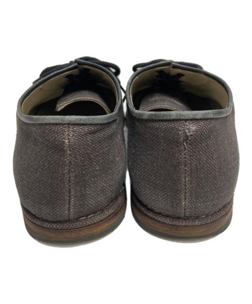 BOTTEGA VENETA（ボッテガベネタ）BOTTEGA VENETA (ボッテガベネタ) キャンバスレースアップシューズ グレー サイズ:43の古着・服飾アイテム