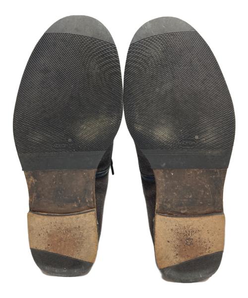 BOTTEGA VENETA（ボッテガベネタ）BOTTEGA VENETA (ボッテガベネタ) キャンバスレースアップシューズ グレー サイズ:43の古着・服飾アイテム