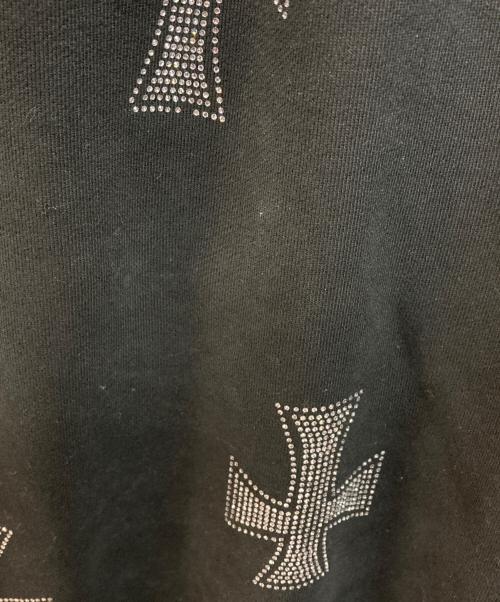 Unknown london（アンノウンロンドン）Unknown london (アンノウンロンドン) Cross Rhinestone Joggers ブラック サイズ:XLの古着・服飾アイテム
