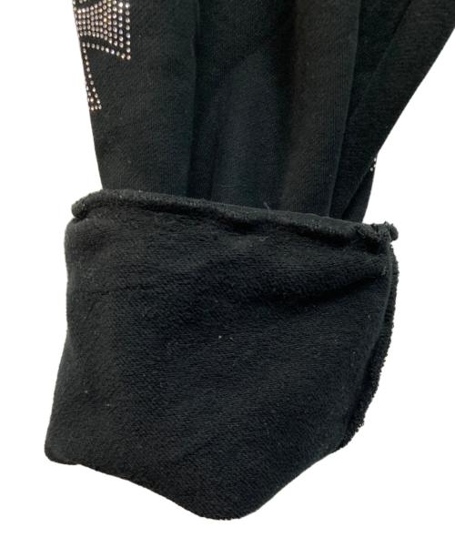 Unknown london（アンノウンロンドン）Unknown london (アンノウンロンドン) Cross Rhinestone Joggers ブラック サイズ:XLの古着・服飾アイテム