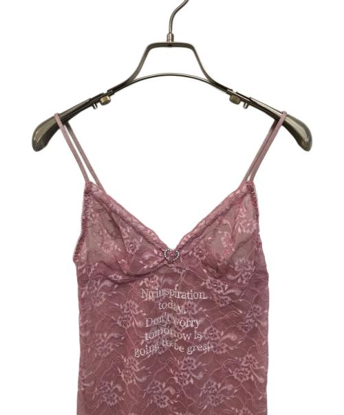 chinatsu aoyama（チナツ アオヤマ）chinatsu aoyama (チナツ アオヤマ) ビスチェ ピンク サイズ:SIZE Free 未使用品の古着・服飾アイテム