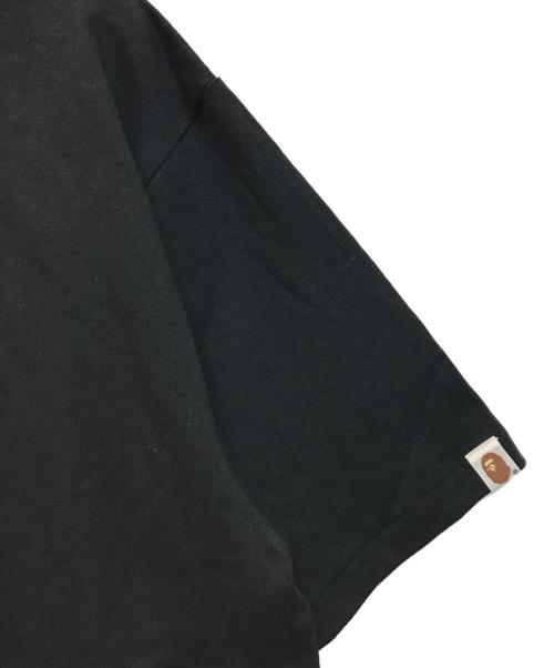 A BATHING APE（ア ベイシング エイプ）A BATHING APE (ア ベイシング エイプ) ROLLING STONES (ローリングストーンズ) 25SS Camo Tongue S/S Tee ブラック サイズ:XLの古着・服飾アイテム