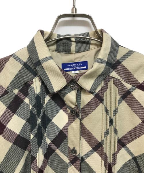 BURBERRY BLUE LABEL（バーバリーロンドンブルーレーベル）BURBERRY BLUE LABEL (バーバリーロンドンブルーレーベル) チェックワンピース ベージュ サイズ:36の古着・服飾アイテム