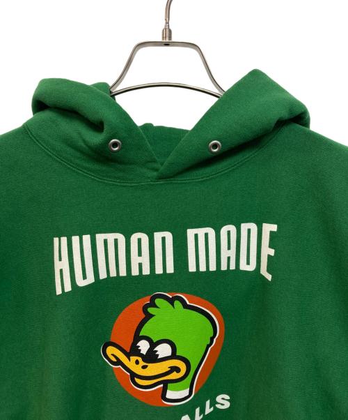 HUMAN MADE（ヒューマンメイド）HUMAN MADE (ヒューマンメイド) 25SS HEAVYWEIGHT HOODIE グリーン サイズ:SIZE XLの古着・服飾アイテム