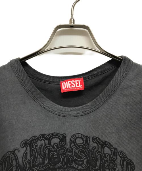DIESEL（ディーゼル）DIESEL (ディーゼル) カットソー ブラック サイズ:Mの古着・服飾アイテム