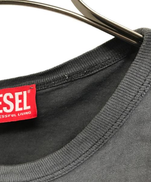 DIESEL（ディーゼル）DIESEL (ディーゼル) カットソー ブラック サイズ:Mの古着・服飾アイテム