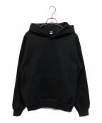 LOS ANGELES APPARELロサンゼルスアパレル）の古着「14ozヘビーウェイトパーカー」｜ブラック