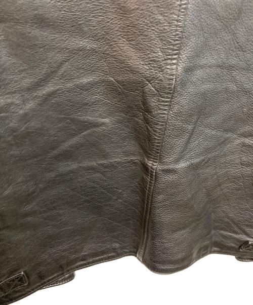 VERA PELLE（ベラペレ）VERA PELLE (ベラペレ) シングルレザージャケット ブラック サイズ:Lの古着・服飾アイテム