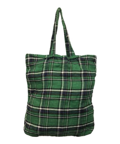 R&D.M.Co-OLDMAN'S TAILOR（オールドマンズテイラー）R&D.M.Co-OLDMAN'S TAILOR (オールドマンズテイラー) トートバッグ グリーンの古着・服飾アイテム