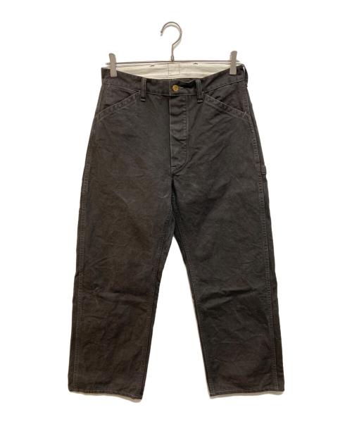 JOHN GLUCKOW by WAREHOUSE（ジョングラッコーバイウェアハウス）JOHN GLUCKOW by WAREHOUSE (ジョングラッコーバイウェアハウス) Ironworkers Trousers ブラック サイズ:W29の古着・服飾アイテム