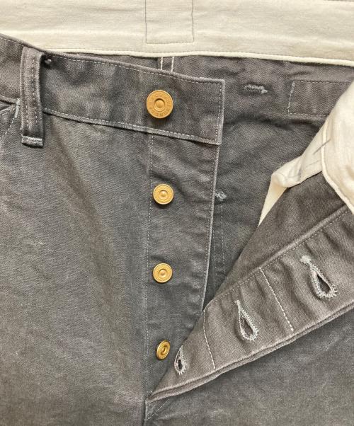 JOHN GLUCKOW by WAREHOUSE（ジョングラッコーバイウェアハウス）JOHN GLUCKOW by WAREHOUSE (ジョングラッコーバイウェアハウス) Ironworkers Trousers ブラック サイズ:W29の古着・服飾アイテム