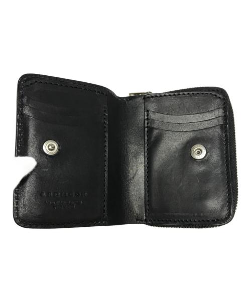 RED MOON（レッドムーン）RED MOON (レッドムーン) ショートウォレット ブラックの古着・服飾アイテム