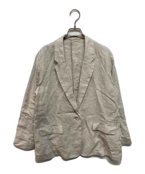 Spick and Span（スピック＆スパン）Spick and Span (スピックアンドスパン) 25SS リネンエアリージャケット ベージュ サイズ:SIZE 36の古着・服飾アイテム